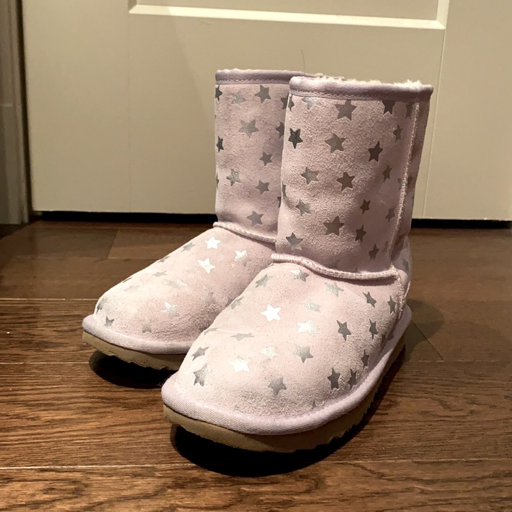 Uggs Kids Classic short STARS Lilac